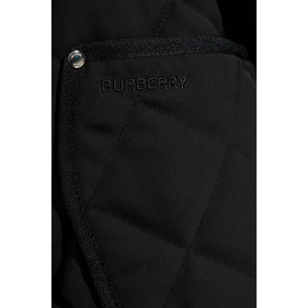 Burberry Gewatteerde jas Lanford Black Dames