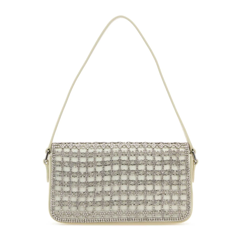Self Portrait Satin Versierde Handtas Gray Dames