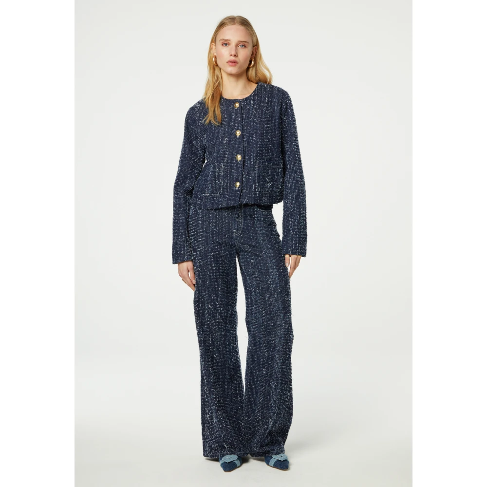 Fabienne Chapot Davis Denim Blazer Blue Dames
