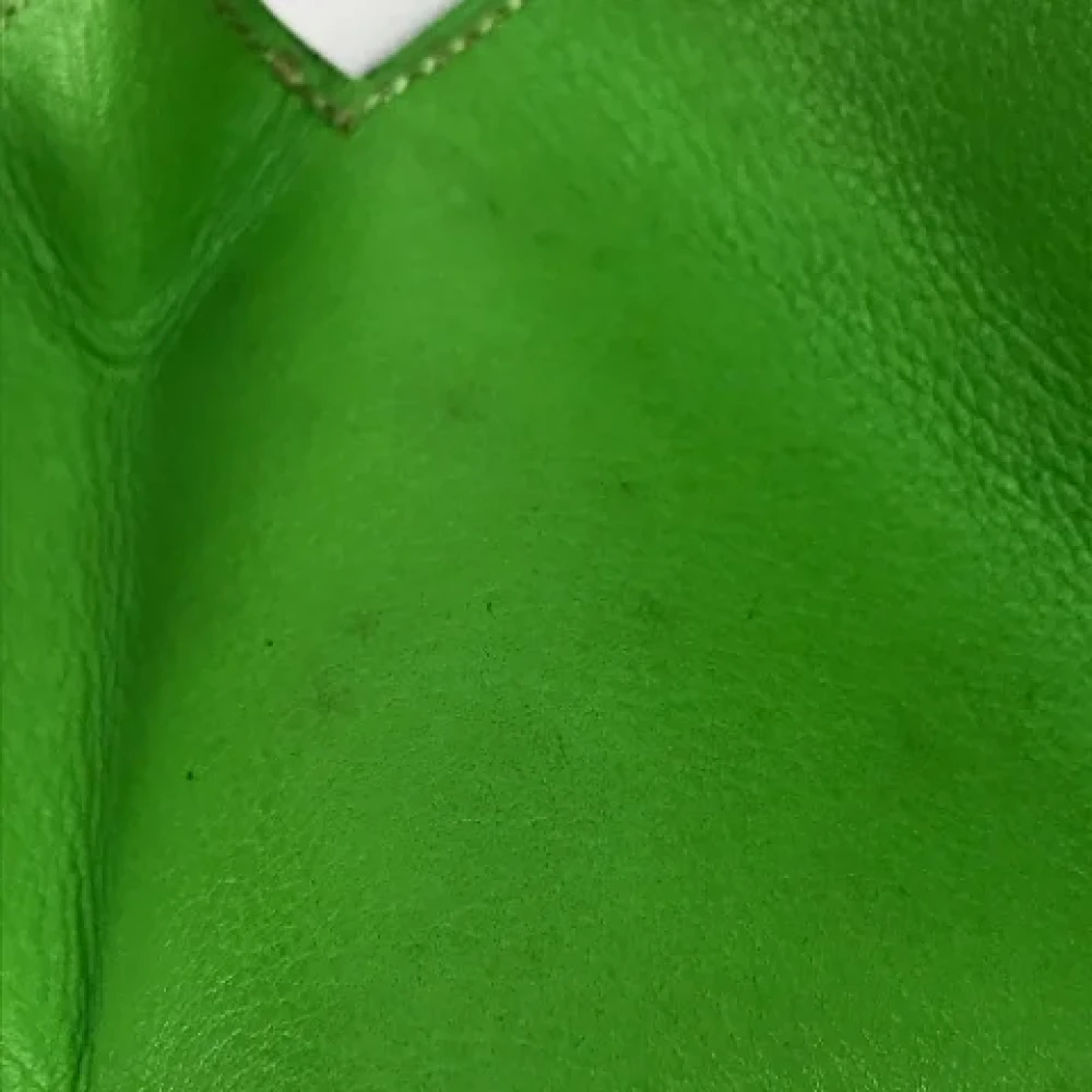 Hermès Vintage Pre-owned Leather wallets Green Dames