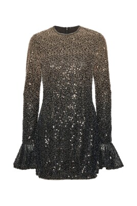 green emerald velvet dress Rotate Women's Glitter Knit Maxi Dress  Saint Bernard