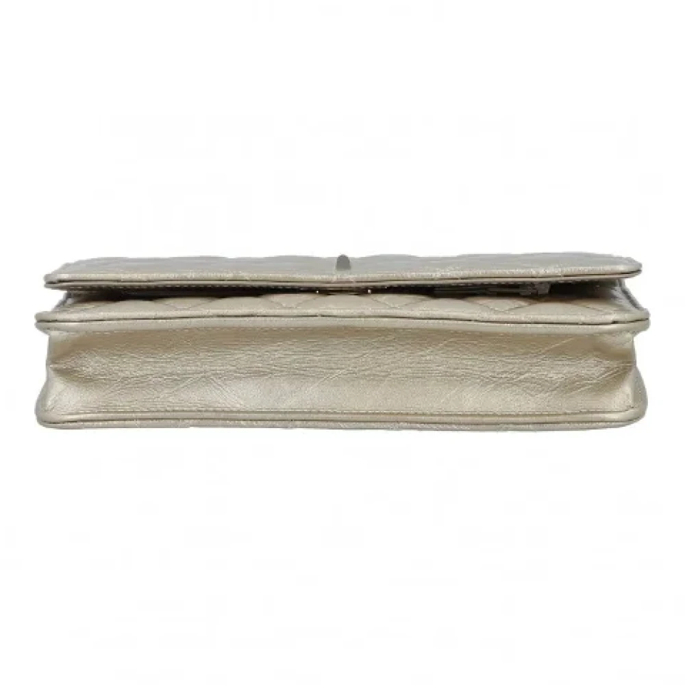 Chanel Vintage Pre-owned Leather wallets Beige Dames