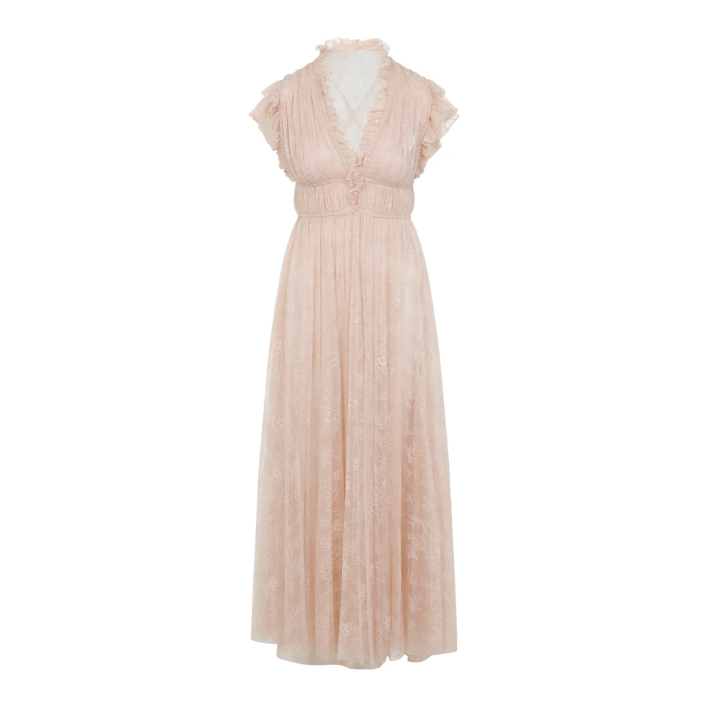 Alberta Ferretti Women's Beige Gowns, S, Dresses Clothing Ss26
