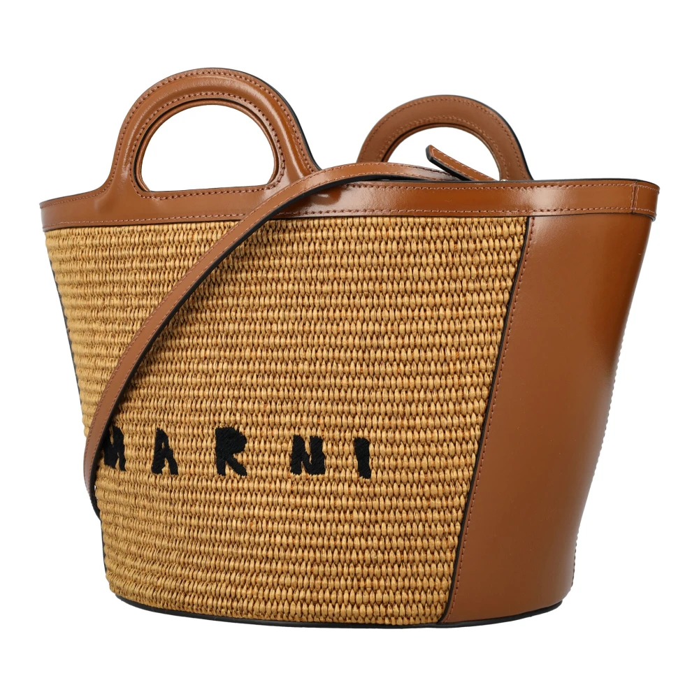 Marni Tropicalia Small Tropische Tas Brown Dames