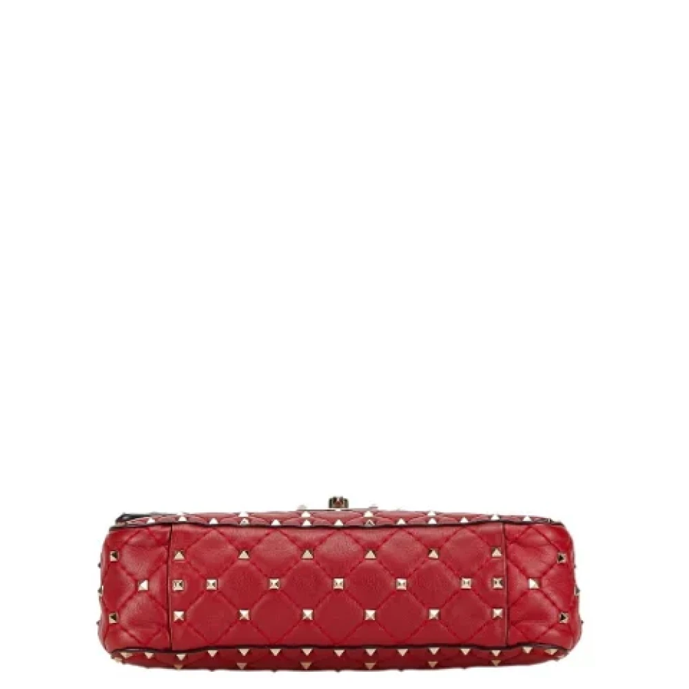 Valentino Vintage Pre-owned Leather handbags Red Dames