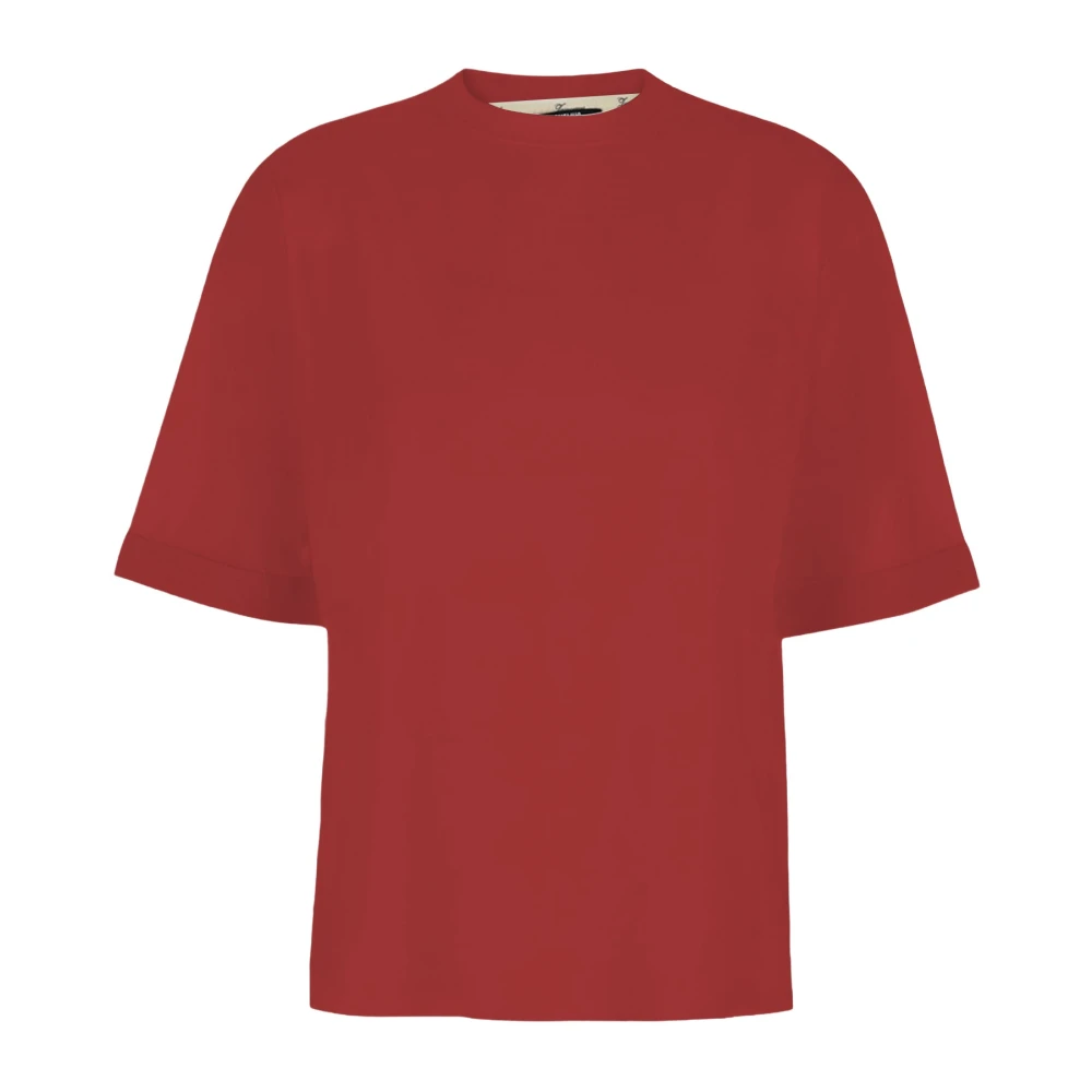 Jacquemus Donna Rosso Top, M, New,
