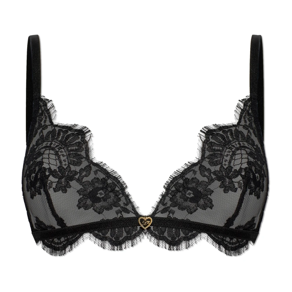 Dsquared2 Femme Noir Sous-Vêtements, Taille: 44 Fr Soutien-Gorge En Dentelle