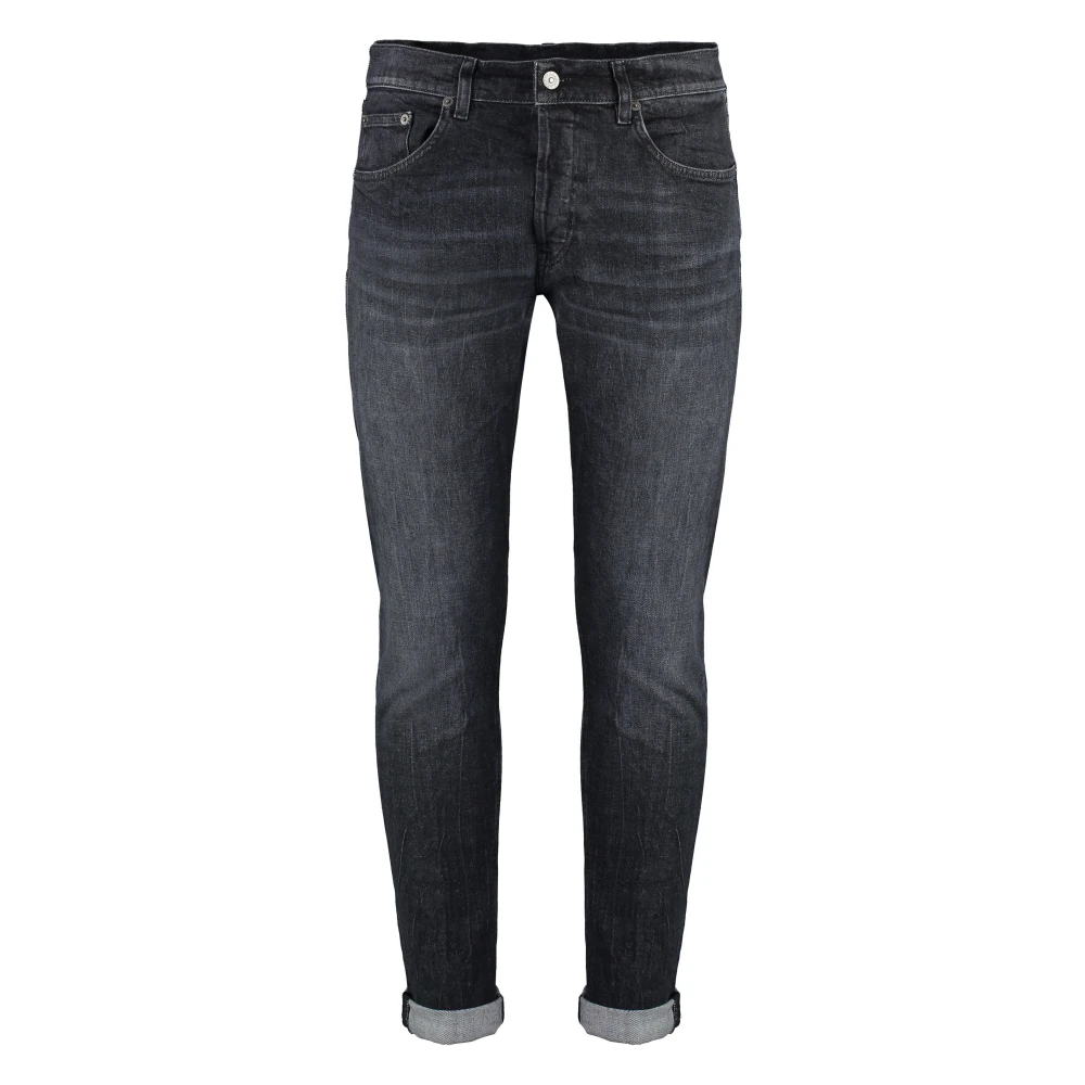Dondup Stretch katoenen jeans met gewassen effect Gray Heren