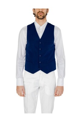 blue-polyester-blend-button-vest