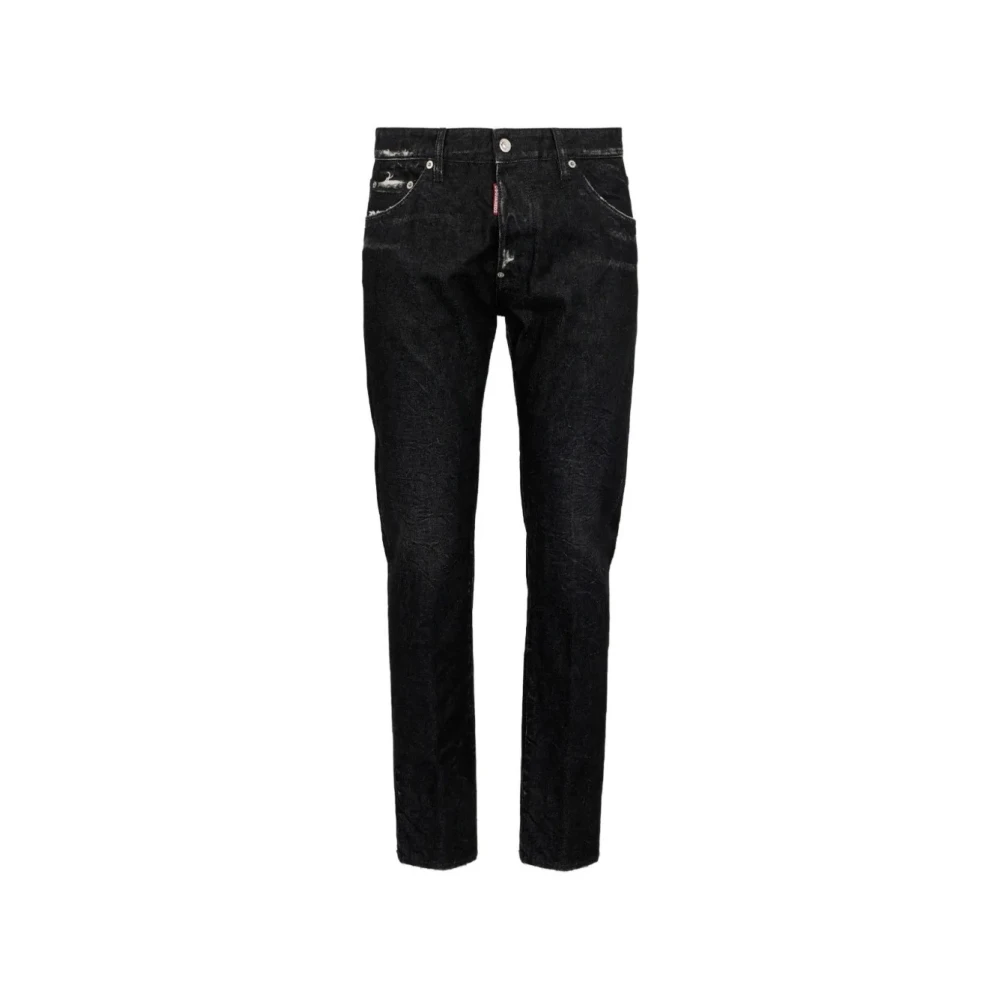Dsquared2 Trousers 5 Pockets - Male - Slim Fit Jeans - Black - L - Jeans