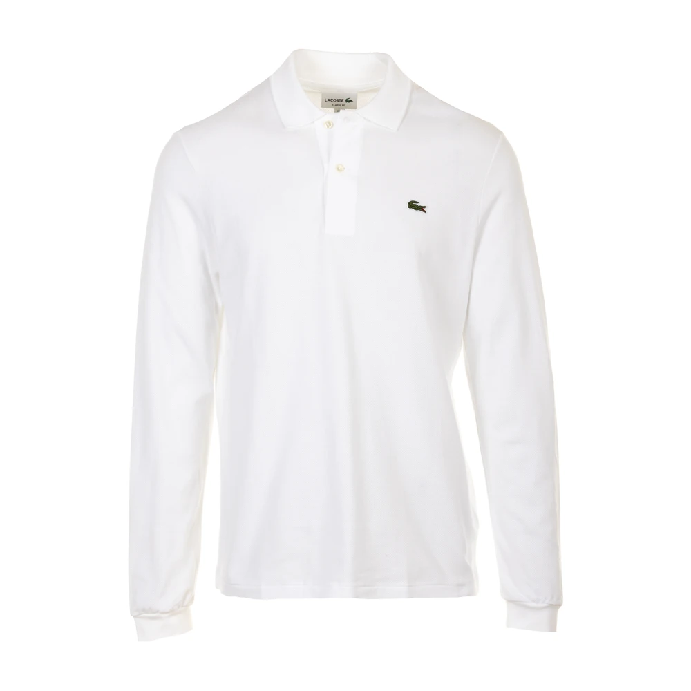 Lacoste Witte Polo T-shirts en Polos White Heren
