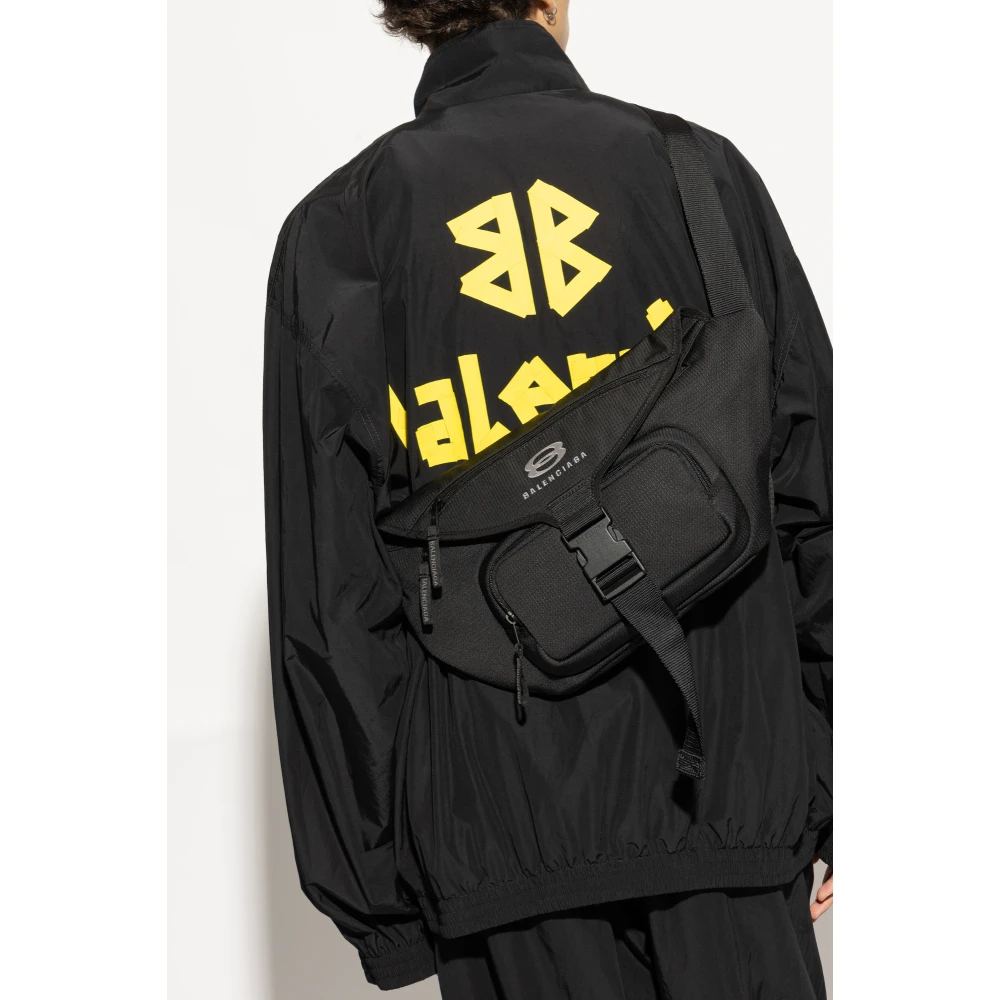 Balenciaga Schoudertas Unity Groot Black Heren