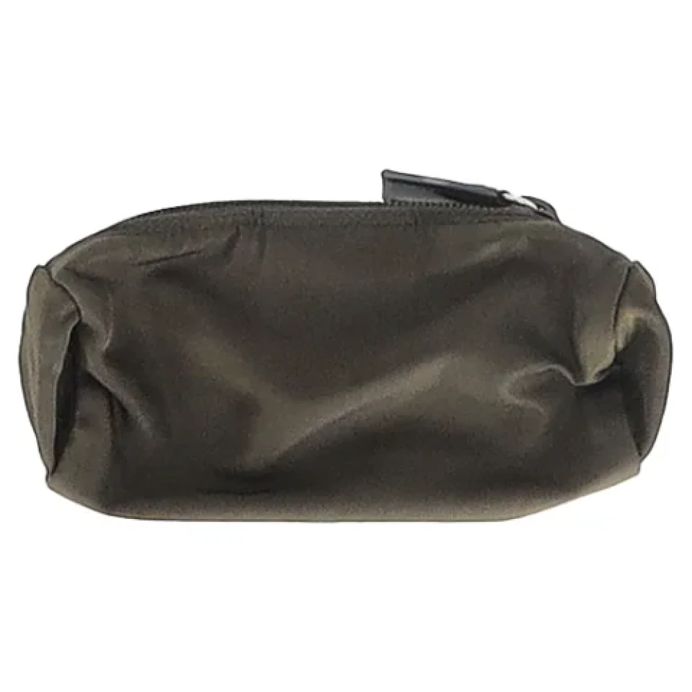 Prada Vintage Pre-owned Nylon clutches Green Dames