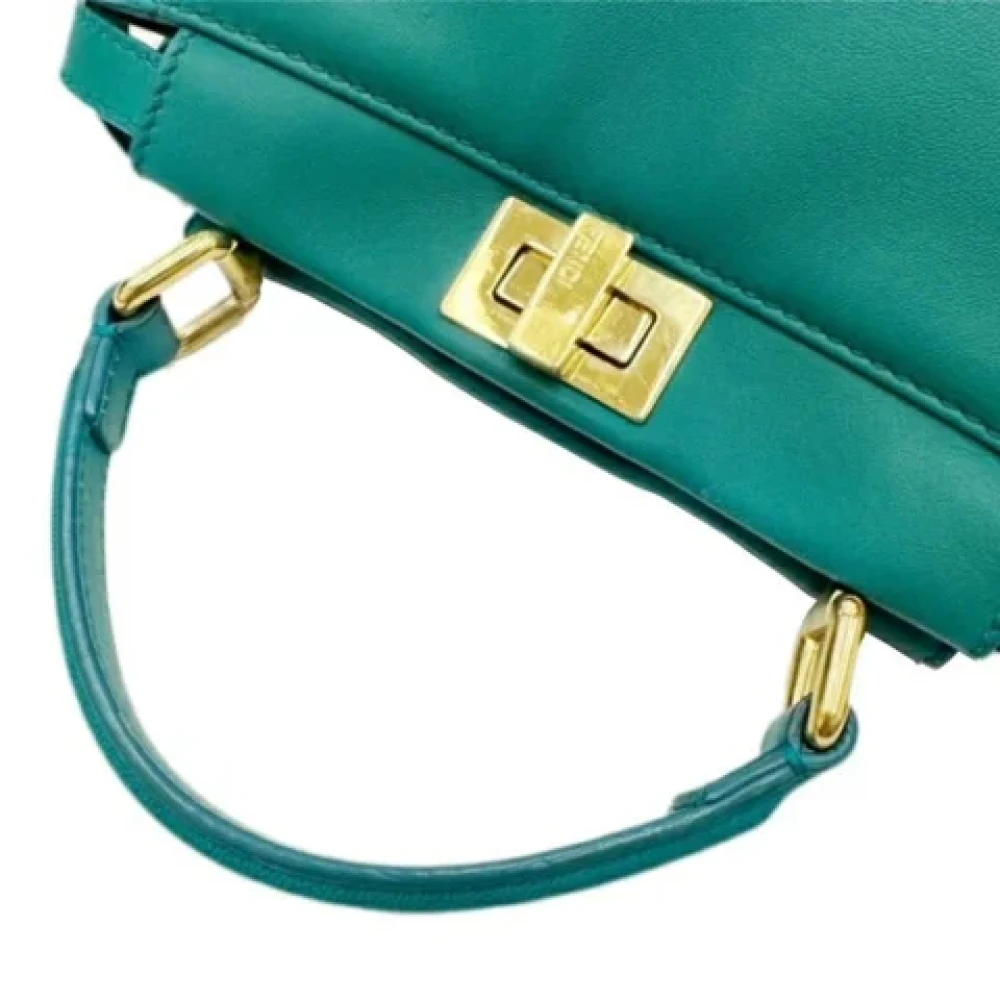 Fendi Vintage Pre-owned Fabric fendi-bags Green Dames