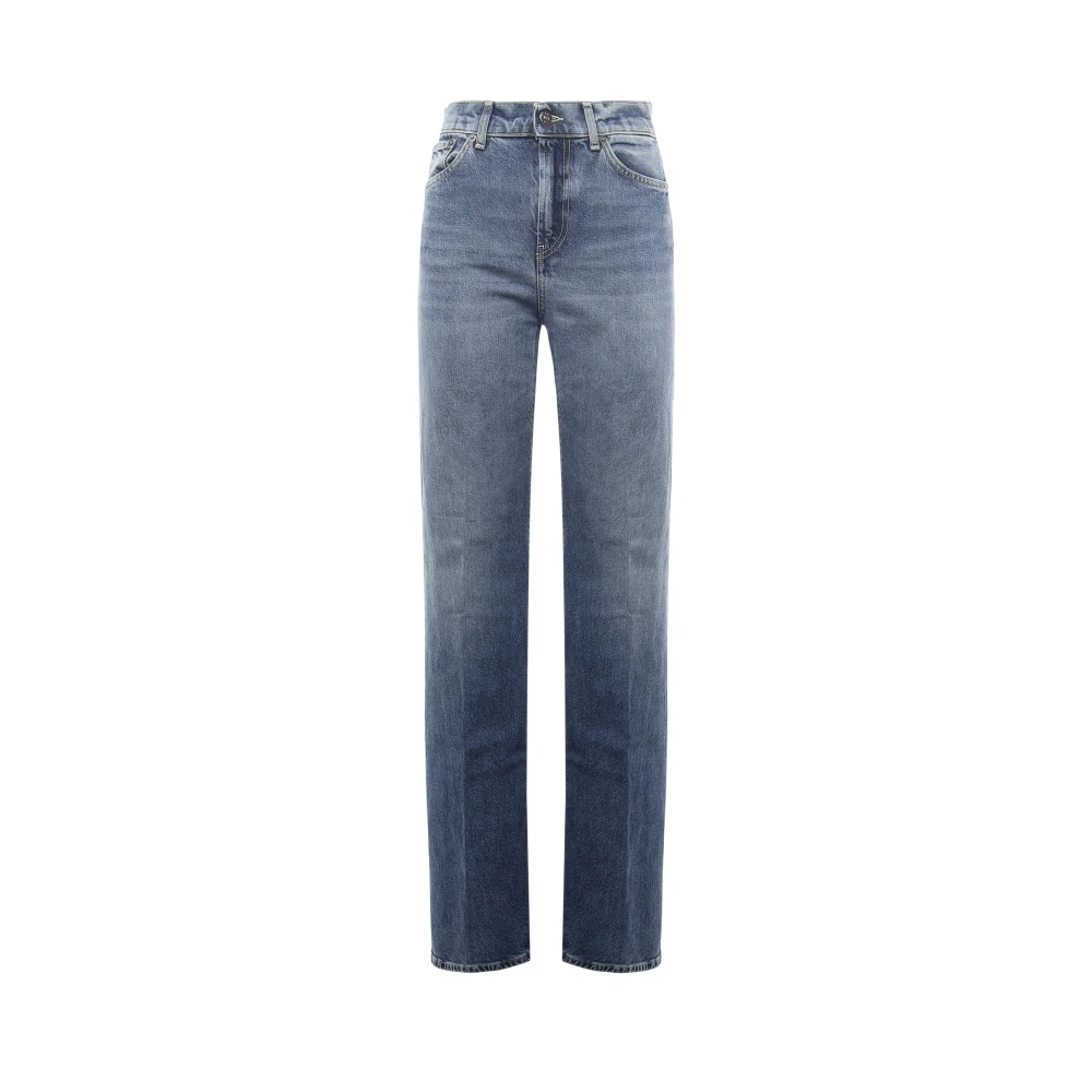 Dondup Women's Blue Straight Fit Jeans, W26, Pantalone Amber