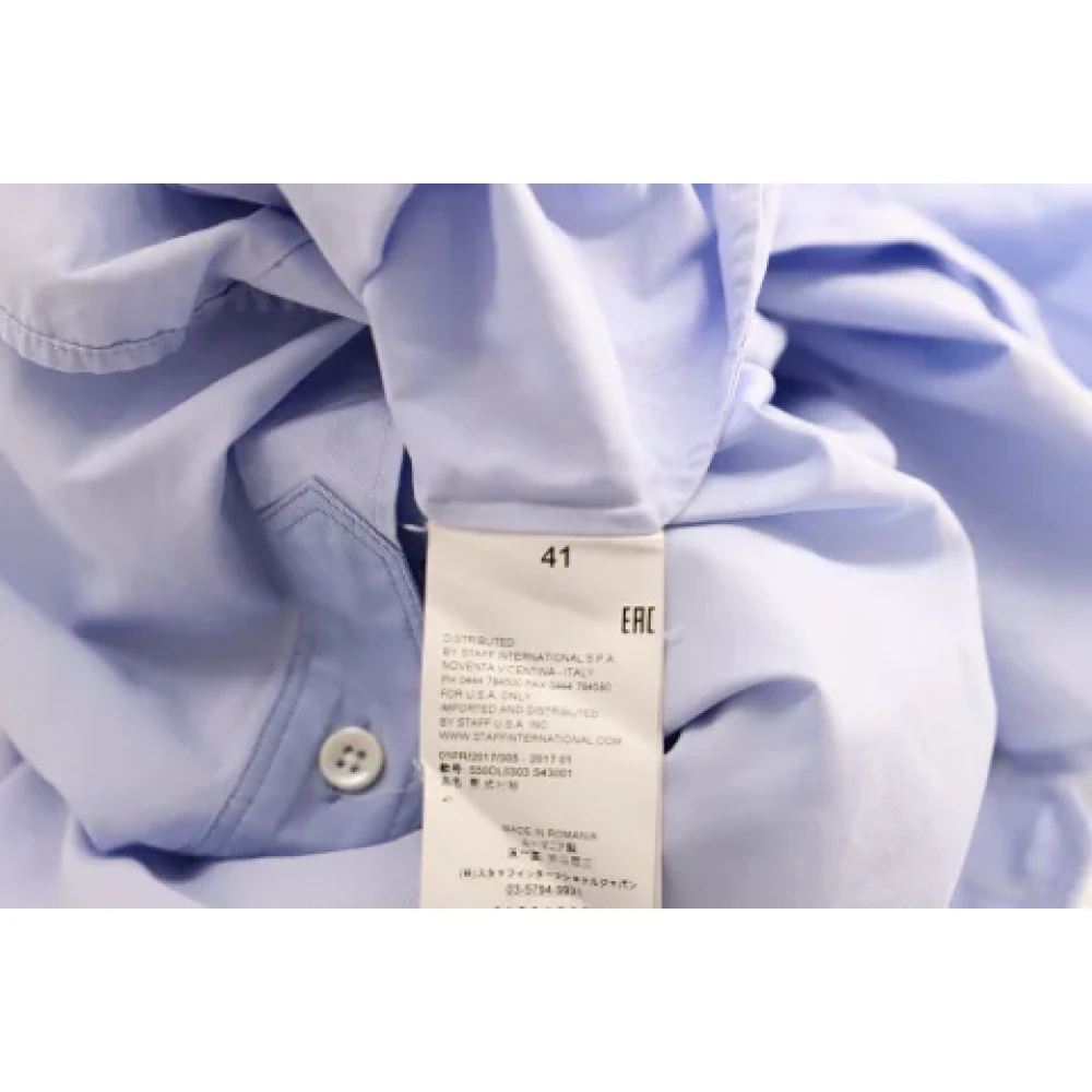 Maison Margiela Pre-owned Cotton tops Blue Dames