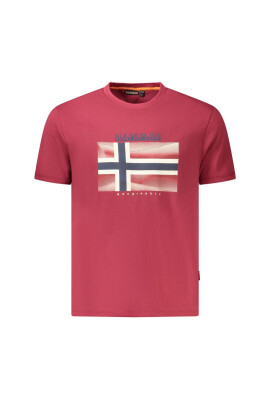 t-shirt-homme-en-coton-rouge