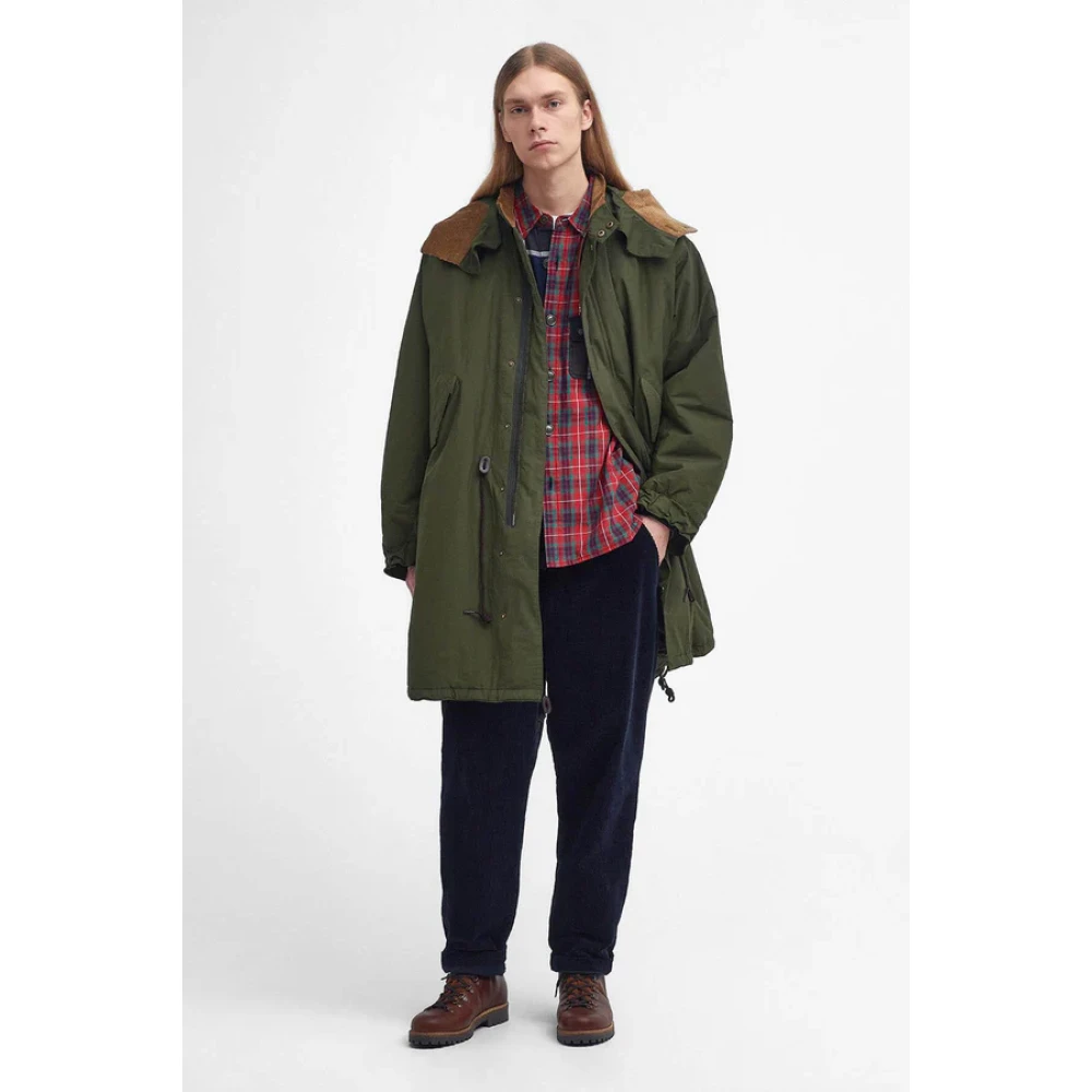 Barbour Mods Casual Parka Beech-S Green Heren