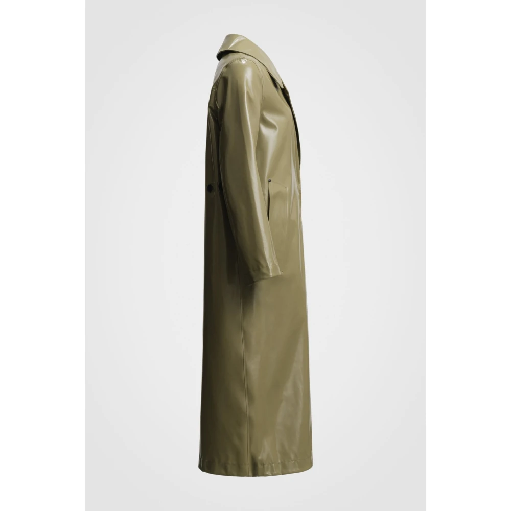 Stutterheim Opal Regen Trenchcoat Green Dames