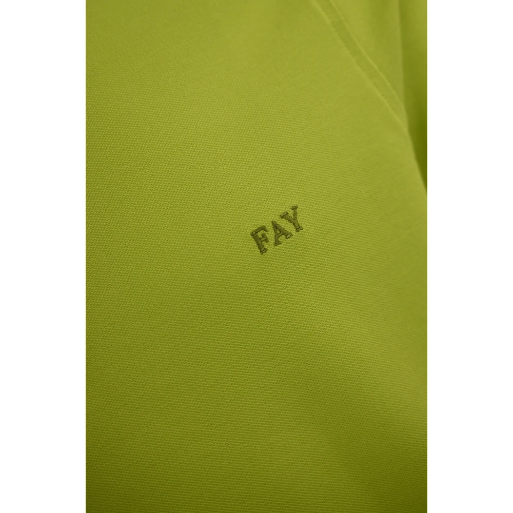 Fay Polo Shirts Green Heren