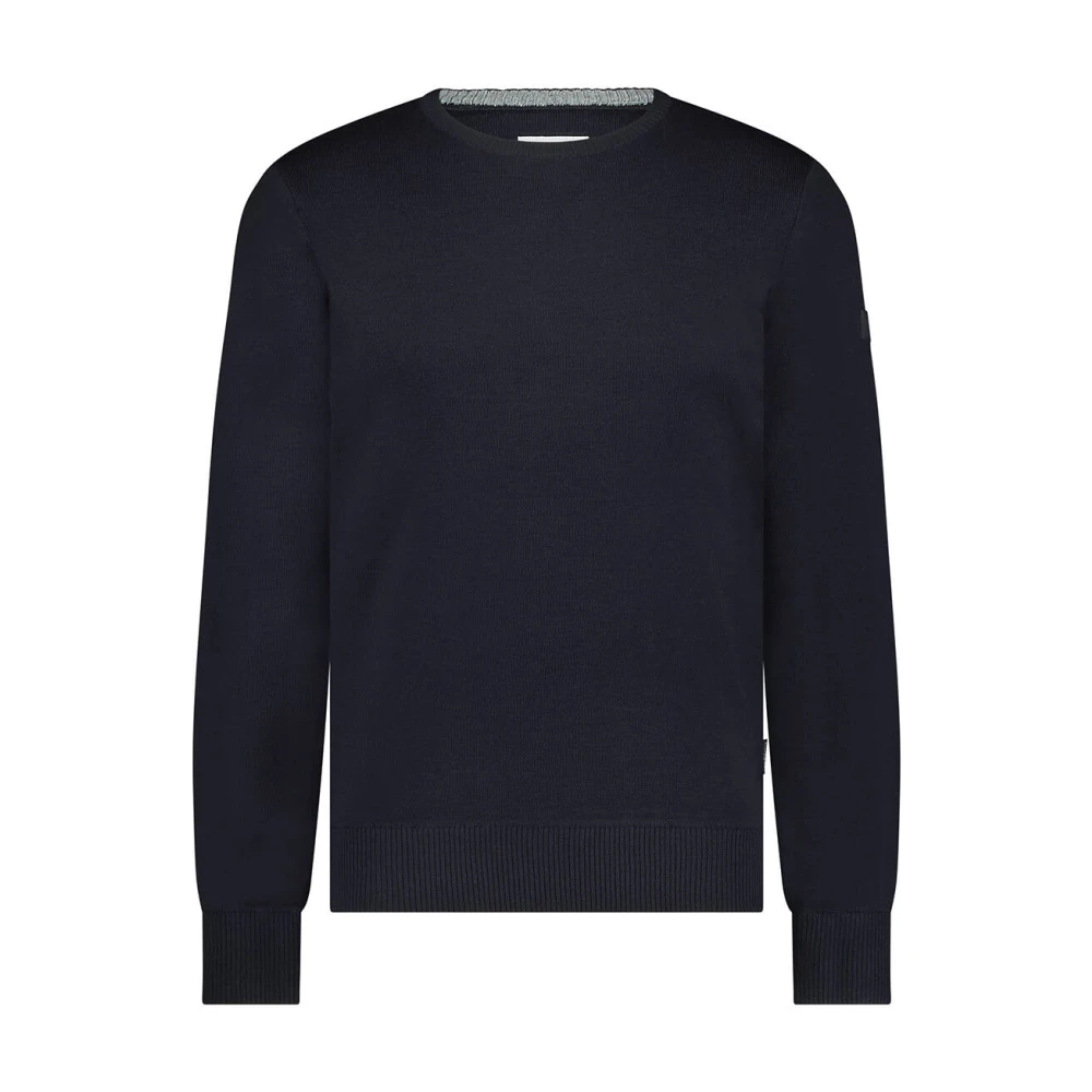 State of Art Crew-Neck Pullover in Moderne Stijl Blue Heren