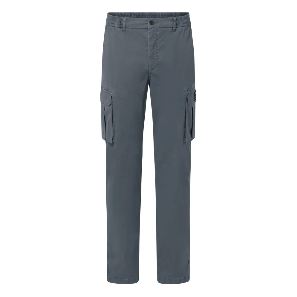 Ecoalf Men's Gray Straight Trousers, W31, Ethicargo Trousers
