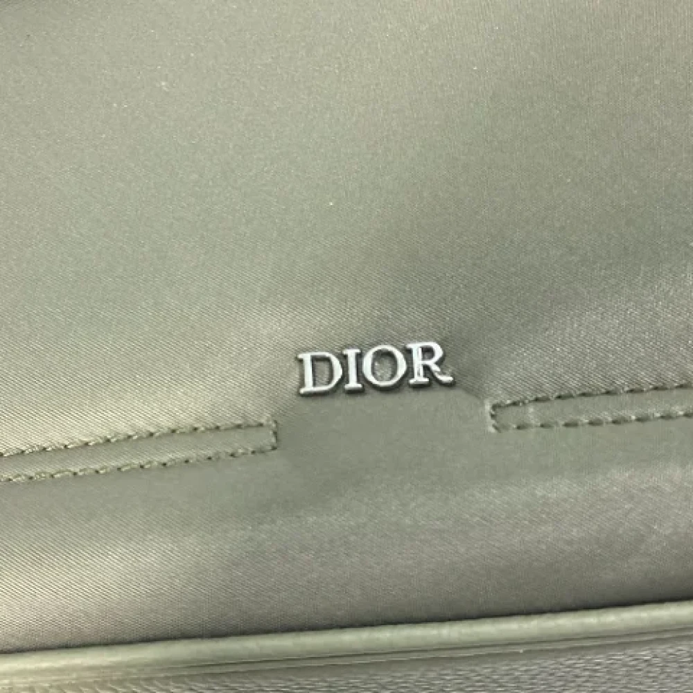 Dior Vintage Pre-owned Leather dior-bags Green Dames