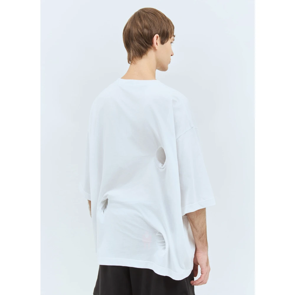 Walter Van Beirendonck Kosmisch Katoenen T-shirt met Grafische Print White Heren