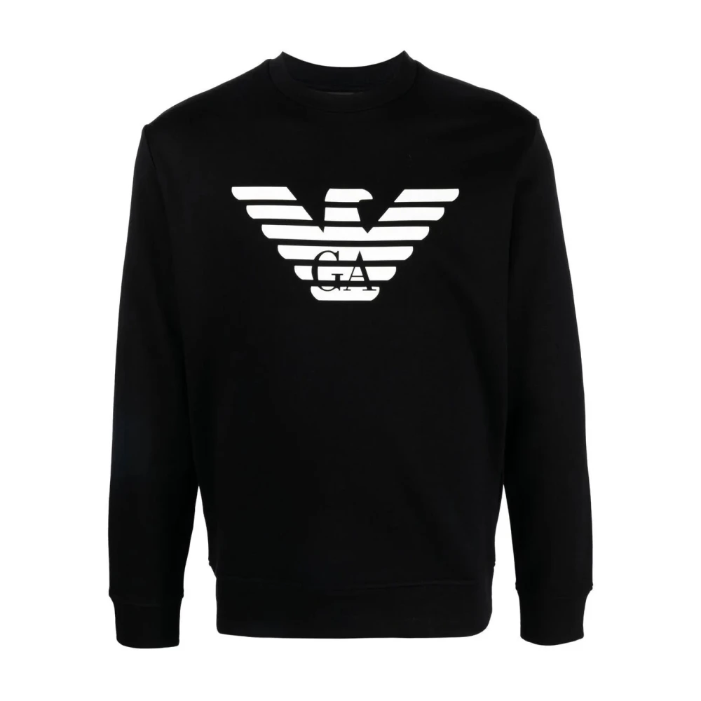 Emporio Armani Men's Black Sweatshirts,, Sweatshirt 2XL