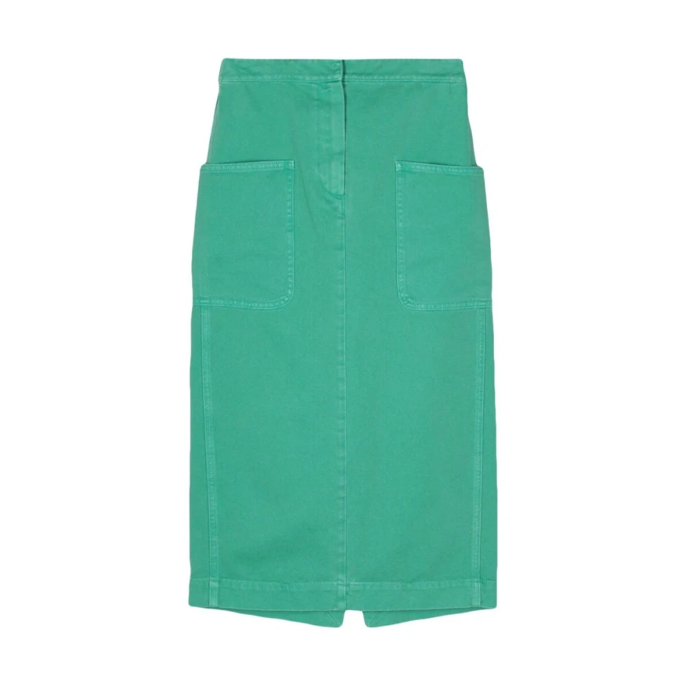 Max Mara Midi Skirts Green Dames