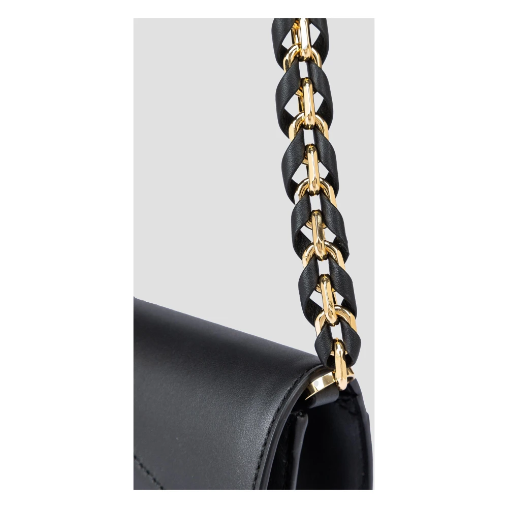 MCM Diamond schoudertas gemaakt van kalfsleer Black Dames