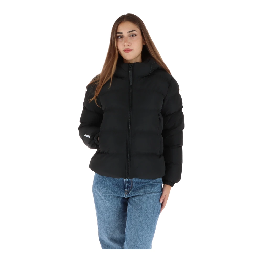 Joom Superdry Damen Schwarz Kapuzen-Sport-Daunenjacke Wasserabweisend Cm - Bild 6