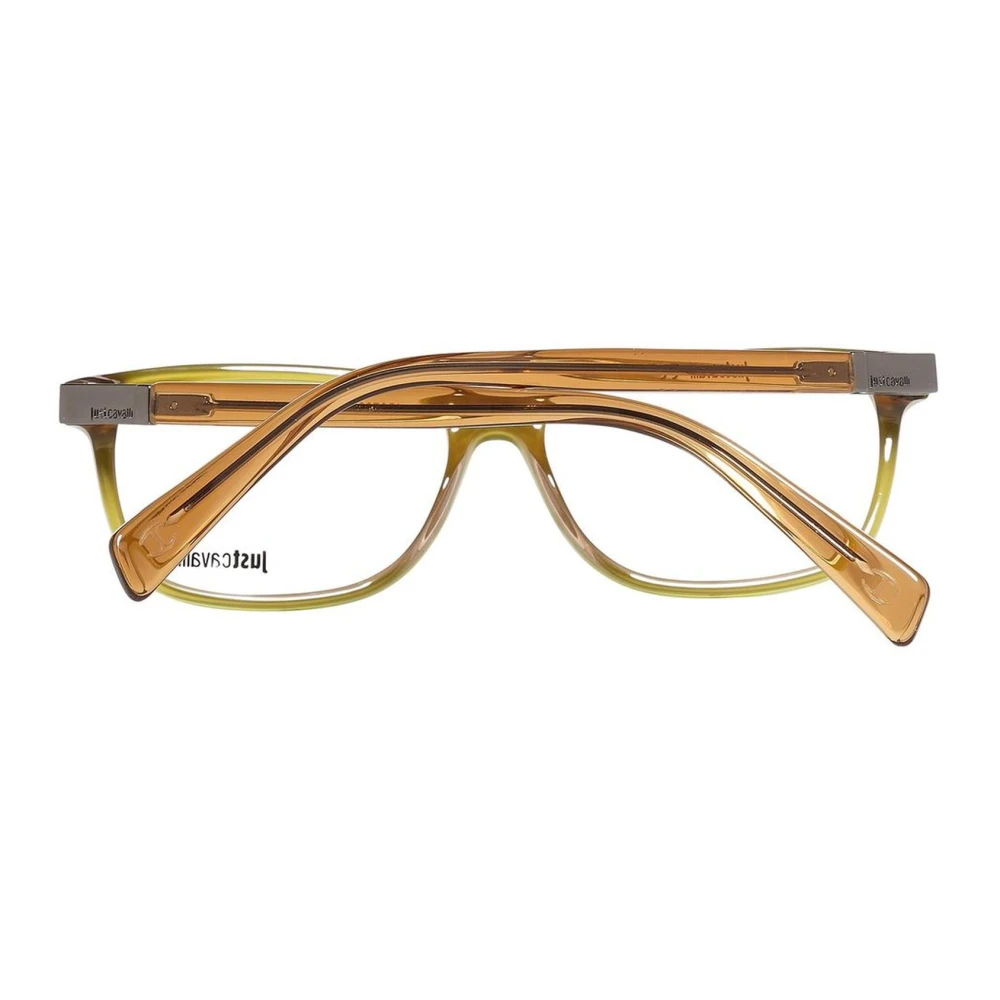 Just Cavalli Bruine plastic monturen met wijzerplaat Brown Unisex