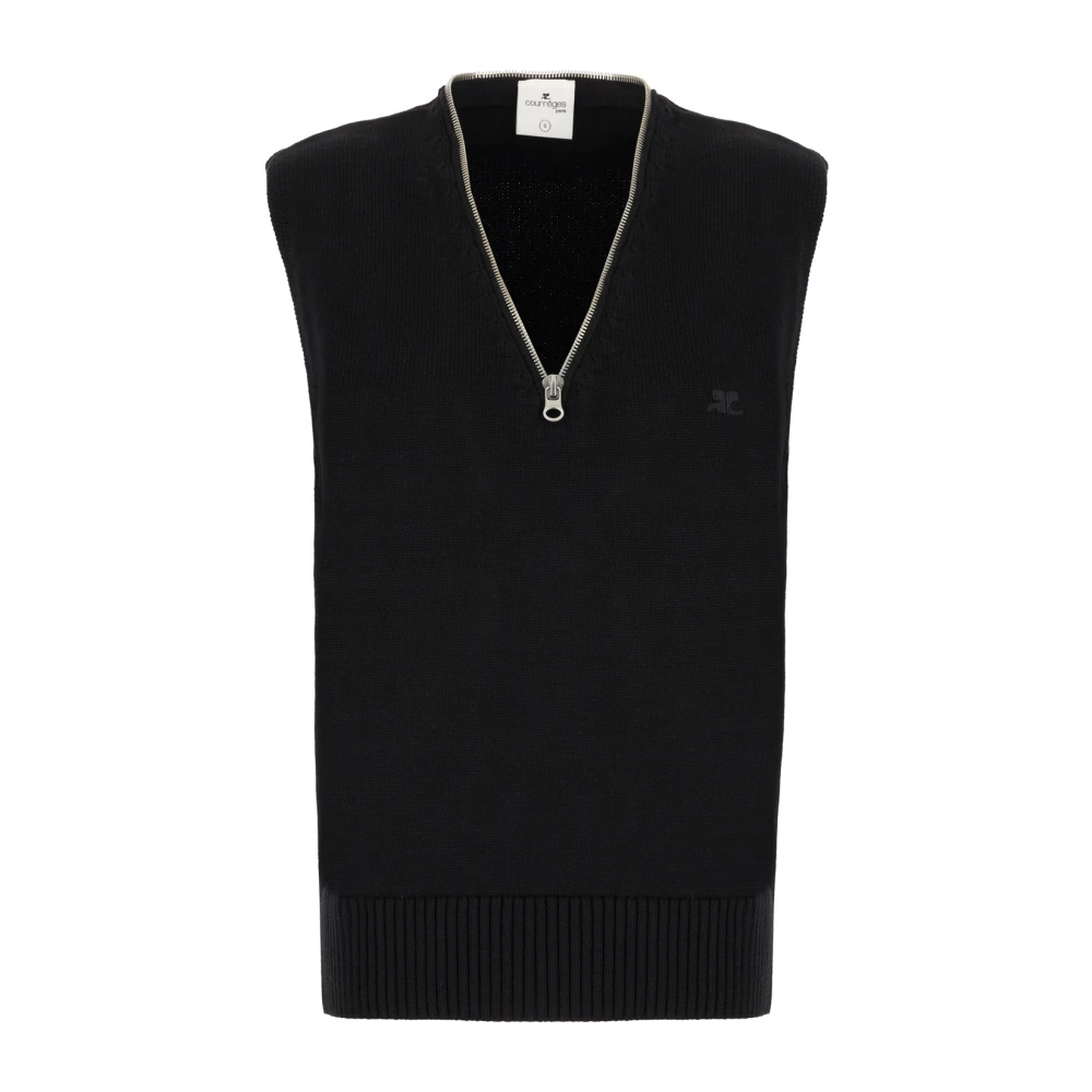 Courrèges Stijlvolle Breigoed Collectie Black Dames