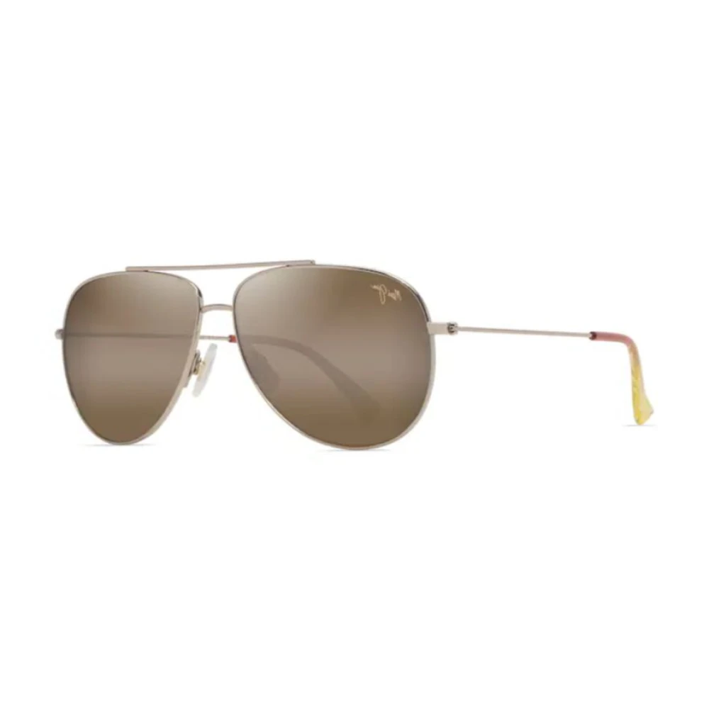 Maui Jim Unisex Yellow Sunglasses, 59 Mm, Hauoli Aviator Sunglasses