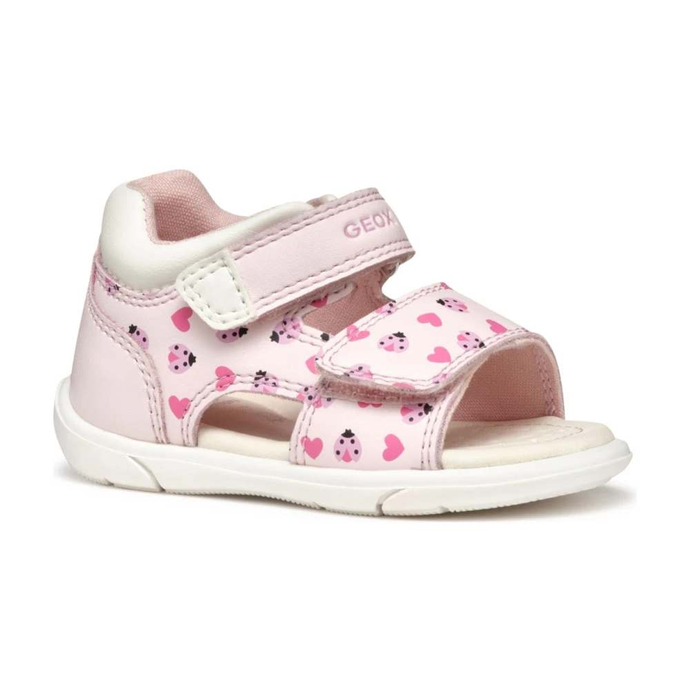 Geox Girls Pink Sandals,, Sandals For Kids Size 23 Eu