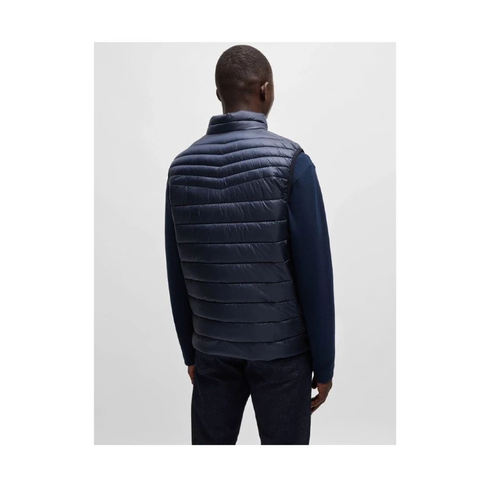Hugo Boss Stijlvolle Jas voor Mannen Blue Heren
