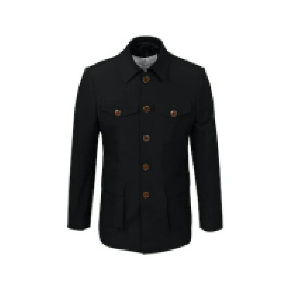 Vivienne Westwood Zwarte Sang Jas voor Mannen Black Heren