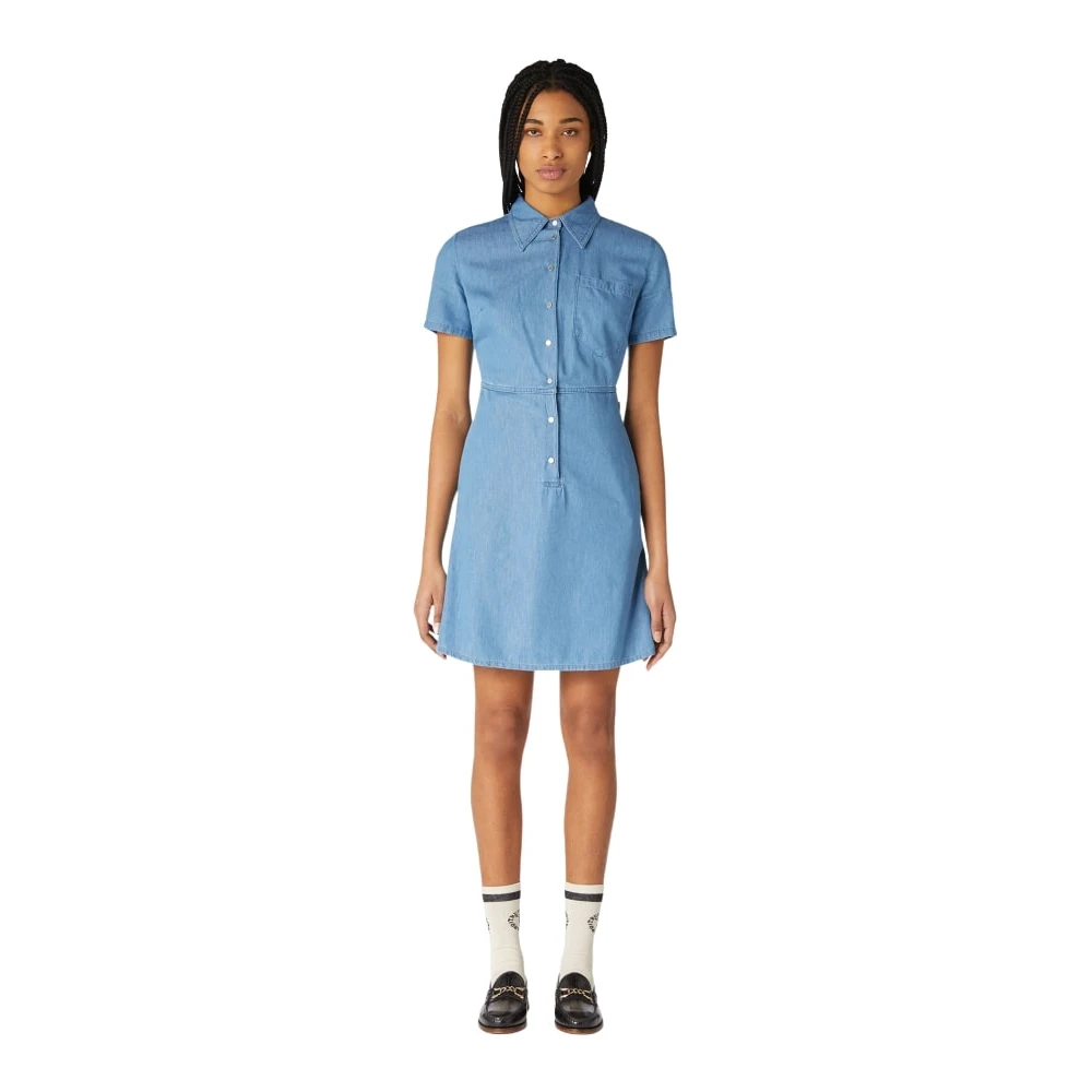 Trussardi Korte Jurk Blue Dames