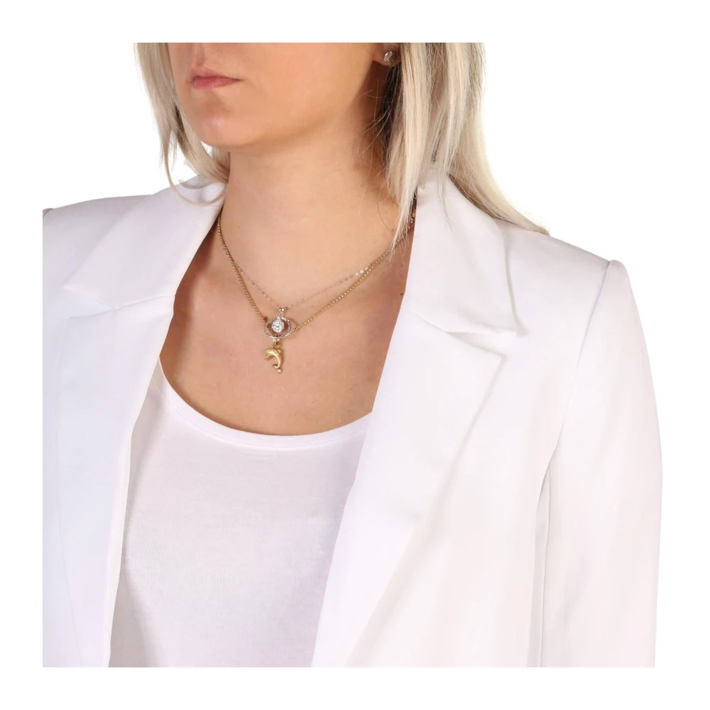 Guess Bell Sleeve Cropped Blazer White Dames