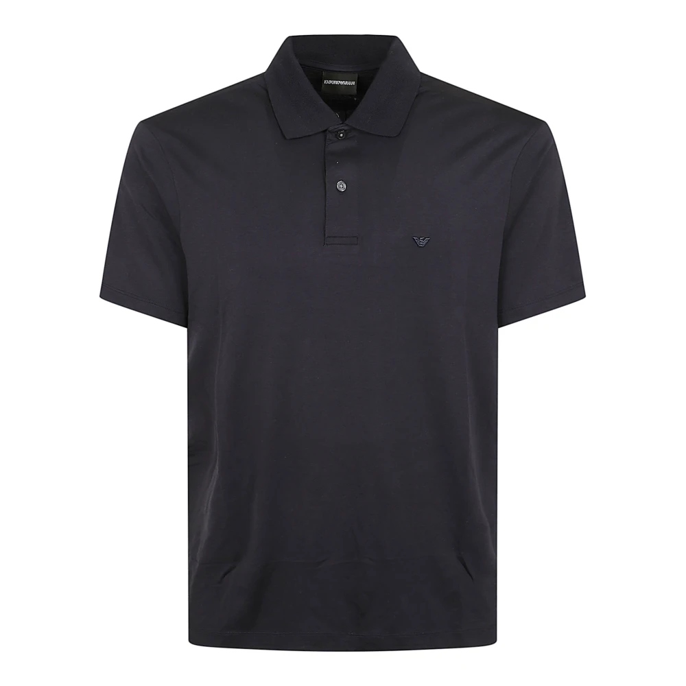 Emporio Armani Men's Blue Polo Shirts, 2XL, Polo Shirt