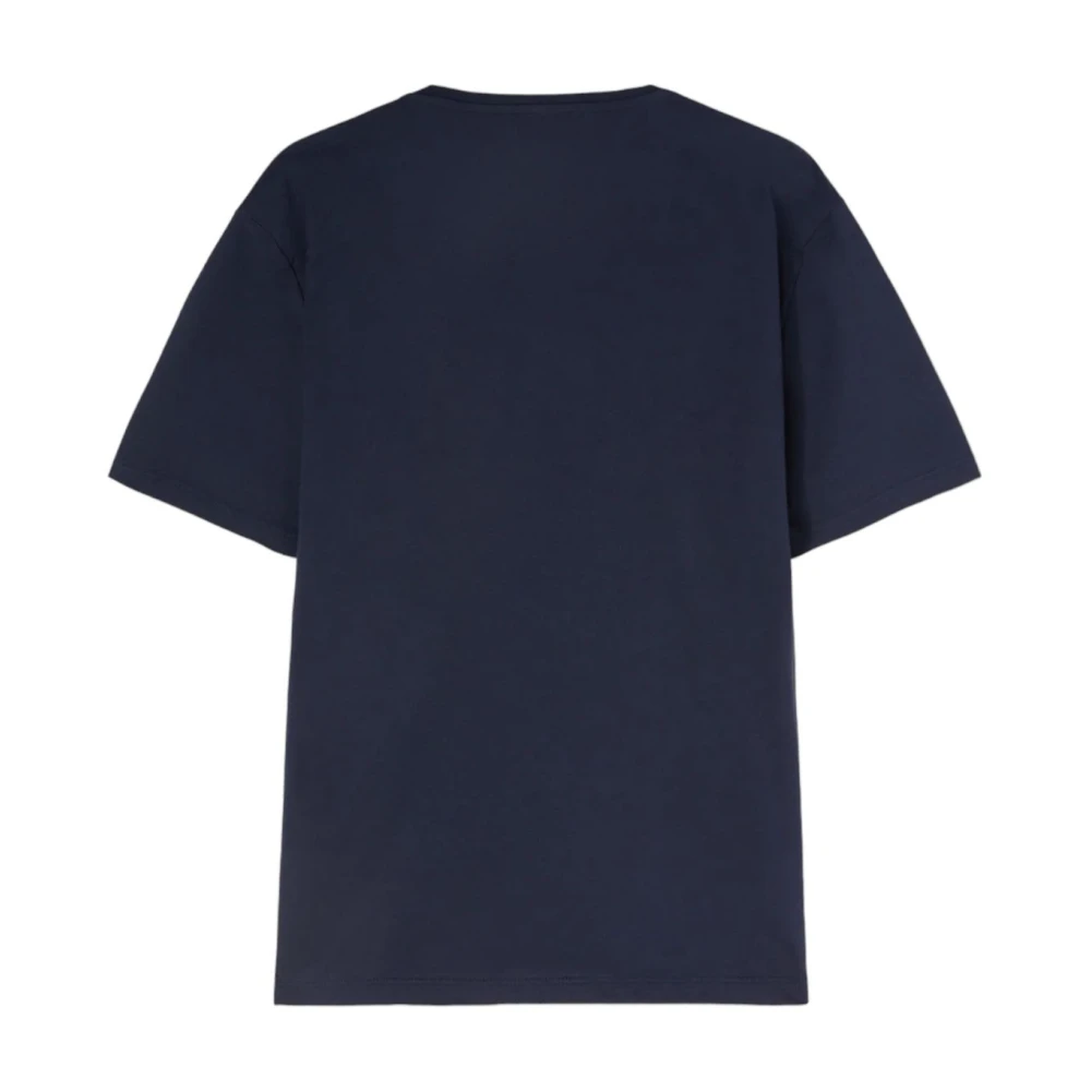 GAS Korte Mouw T-shirt Blue Heren
