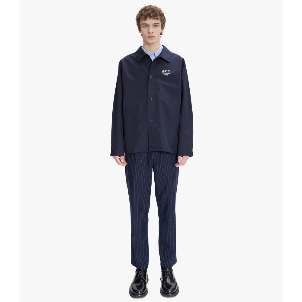 A.p.c. Stijlvolle Jas voor Mannen Blue Heren