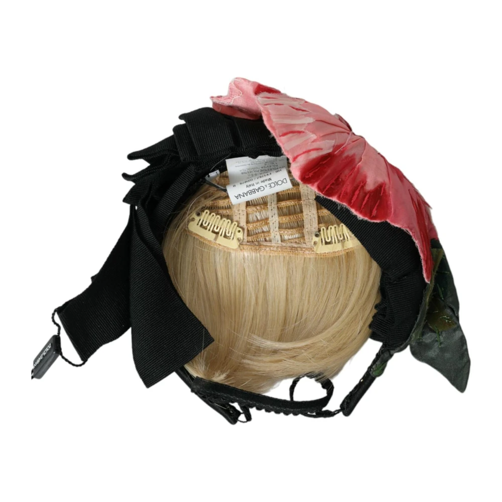 Dolce & Gabbana Zwart Viscose Haar Diadeem Hoofdband Multicolor Dames