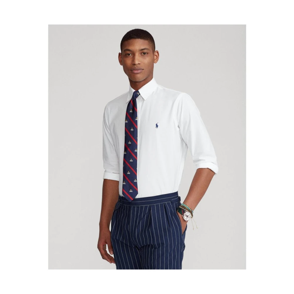 Ralph Lauren Klassiek overhemd White Heren