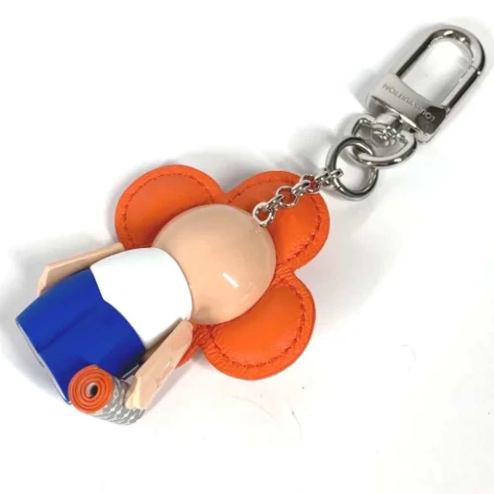 Louis Vuitton Vintage Pre-owned Fabric key-holders Orange Dames