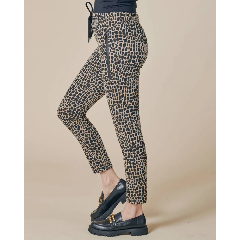 Zhrill Chic Chiara Broek Brown Dames