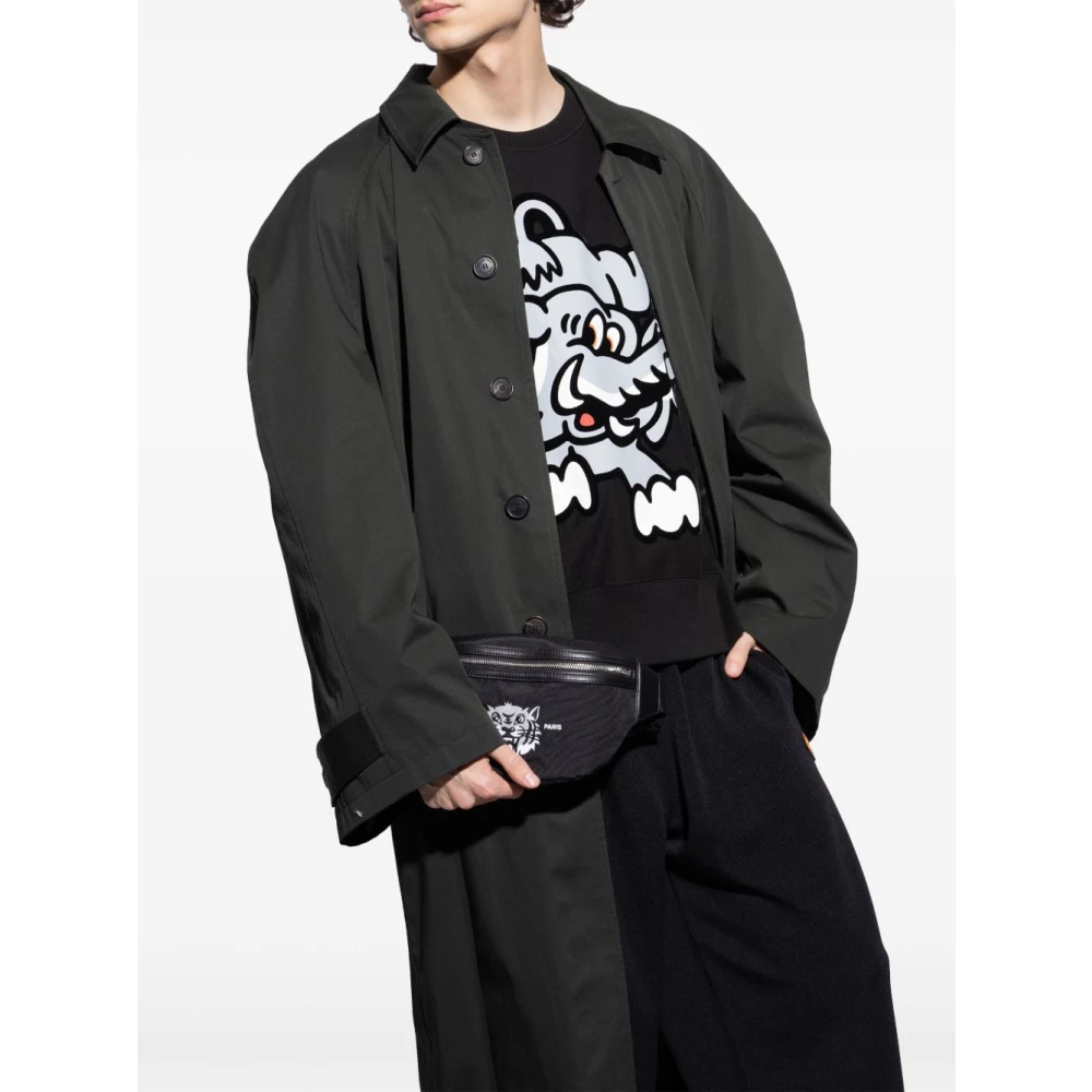 Kenzo Zwarte heuptas voor mannen Black Heren