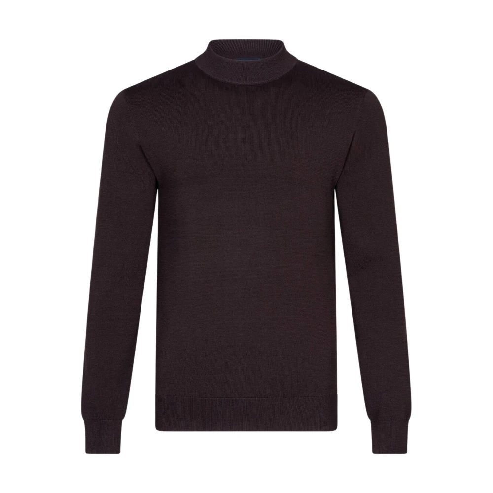Cavallaro Turtle Neck Pullover Brown Heren