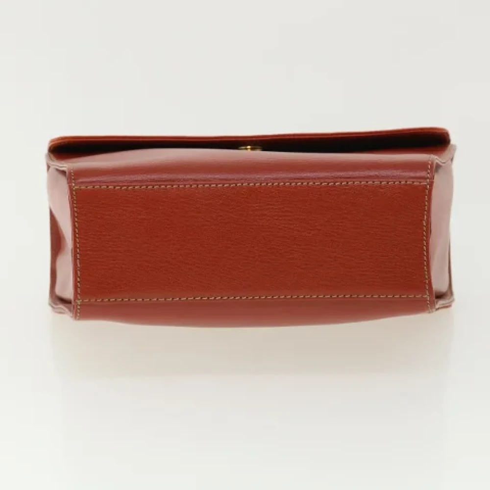 Loewe Pre-owned Leather handbags Red Dames